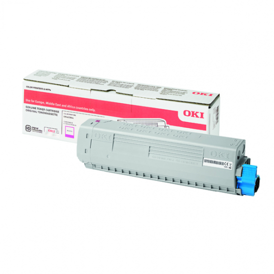 Oki C834 844 Magenta Original Toner Cartridge - High Capacity (46861306) 